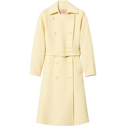 TWINSET cappotto doppiopetto - giallo