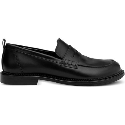 AMI Paris derby anatomical toe in pelle - nero