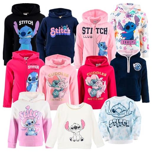 Felpe Donna Felpa Con Peluche Attaccato Felpa Bambina Stitch Super
