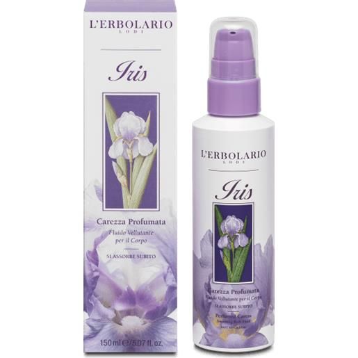 L'erbolario iris carezza profumata fluido vellutante corpo donna 150ml