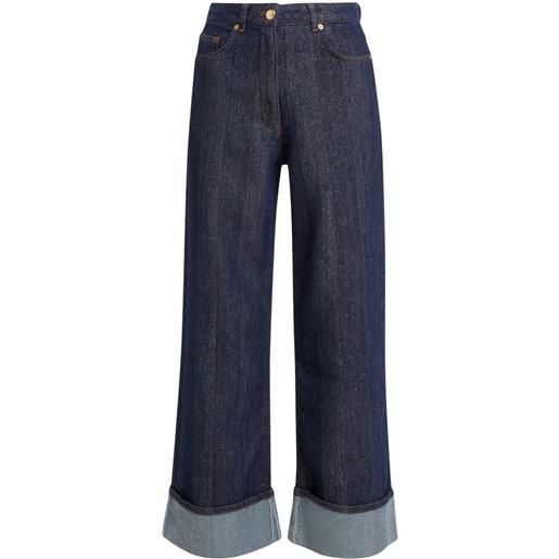 FARM Rio jeans a gamba ampia - blu