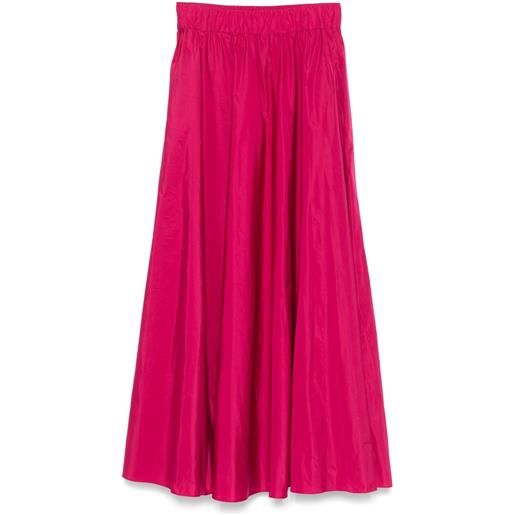 P.A.R.O.S.H. gonna lunga in taffetà - rosa