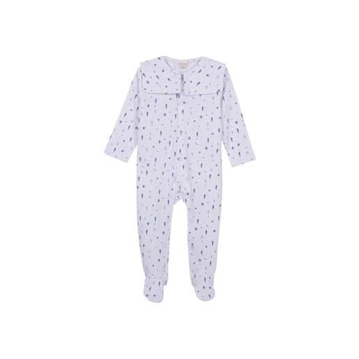 Gocco pijama largo estampado mar set di pigiama, blanco, regular bimbo
