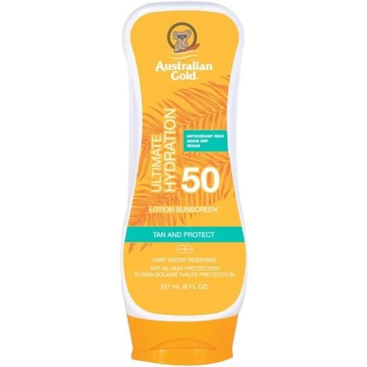Australian Gold ultimate hydration lotion sunscreen spf50 237ml