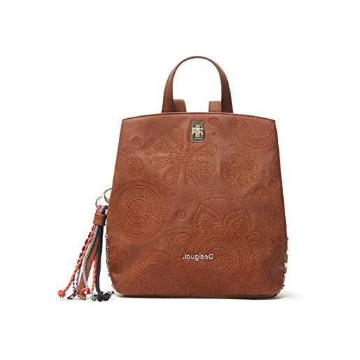 Desigual back deja vu sumy mini, zaino donna, marrone, taglia unica