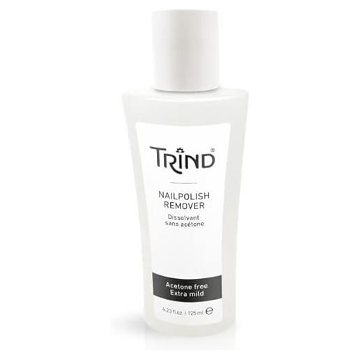 Trind nail polish remover | solvente per unghie trasparente senza olio e acetone | rimozione senza lasciare residui