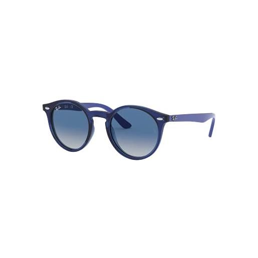 Ray-Ban rj9064s lenti scure, azul transparente/gris gradiente azul oscuro, 44 unisex-bambini