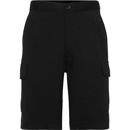 Brunello Cucinelli bermuda in terry - nero