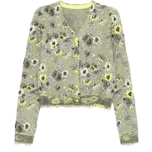 JNBY cardigan con scollo a v - grigio