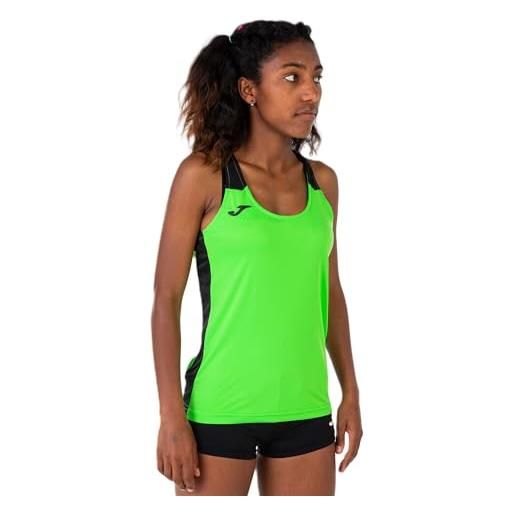 Joma femme record ii, unisex - adulto, verde fluo, nero, xxl