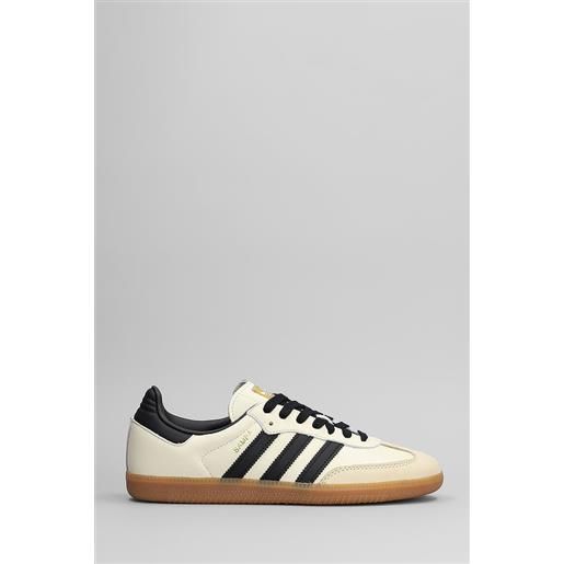 Adidas sneakers samba in pelle beige