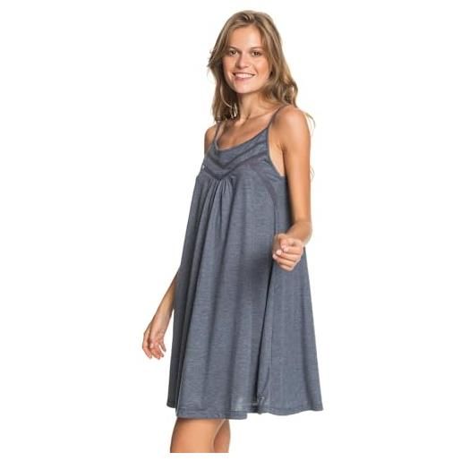 Roxy rare feeling-vestito allacciato da donna, mood indigo, l