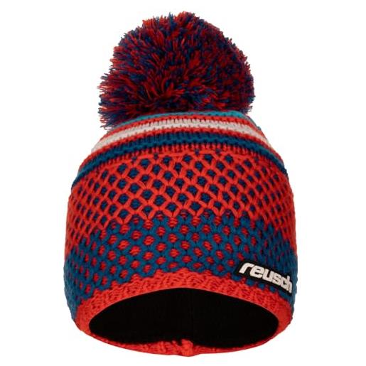 Reusch ellie beanie berretto, taglia unica unisex-adulto (it, testo, taglia unica, cherry tomato)