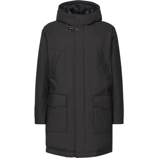 Fay cappotto imbottito con cappuccio - nero