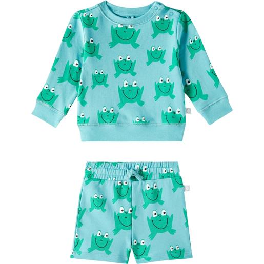Stella McCartney Kids baby - felpa e shorts sportivi in cotone