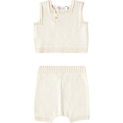 Bonpoint baby - top e shorts elsie in cotone