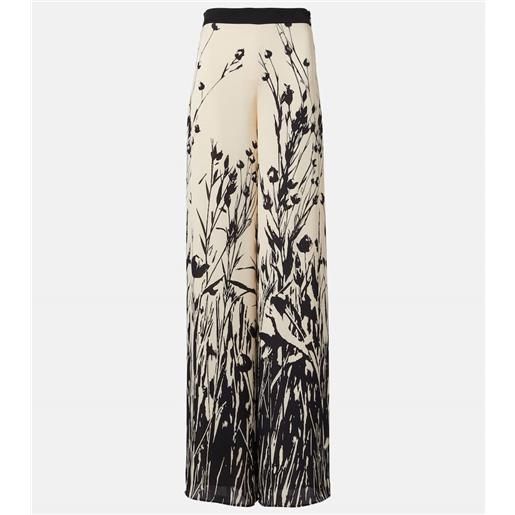 Loro Piana pantaloni kristofer in seta