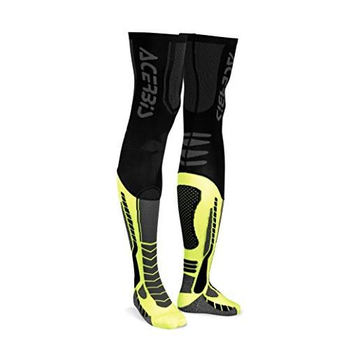 Acerbis calza x-leg pro nero/giallo l/xl
