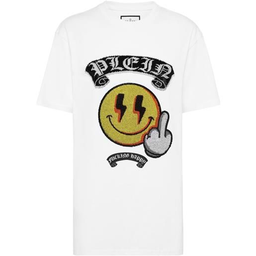 Philipp Plein t-shirt smile - bianco