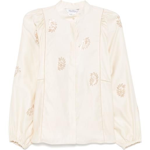 Max Mara camicia caladio - toni neutri