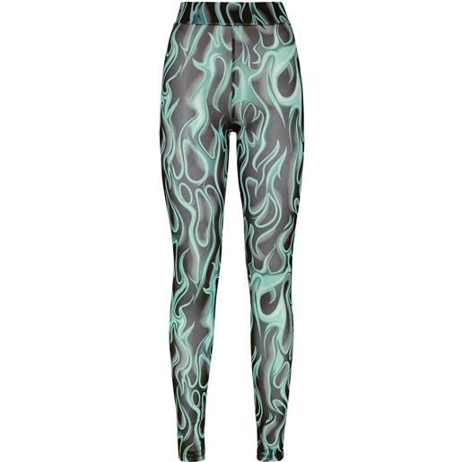 Philipp Plein leggings flame - nero