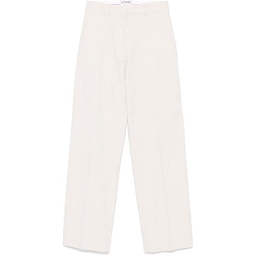 Iceberg pantaloni dritti - toni neutri