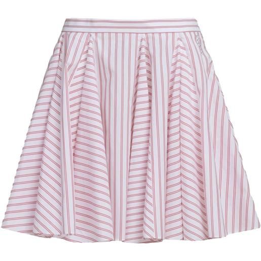Marni minigonna a righe - rosso