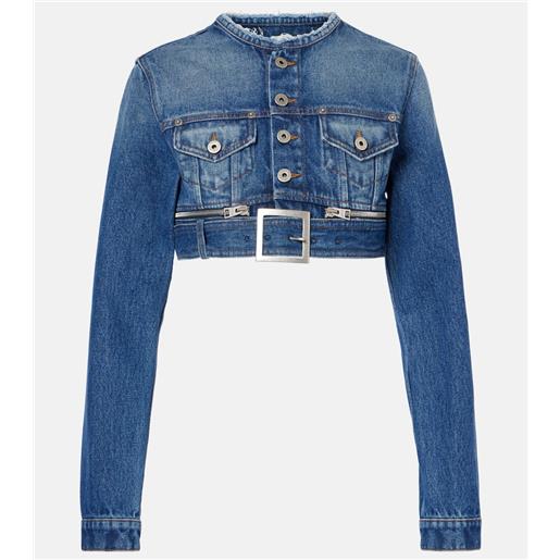 Jean Paul Gaultier giacca di jeans cropped