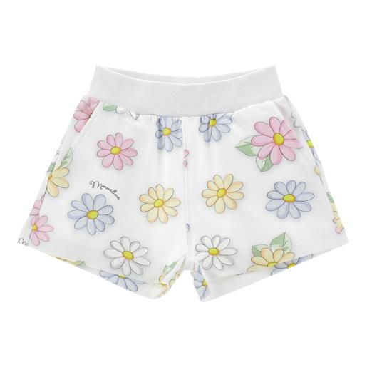 Monnalisa shorts felpa con margherite