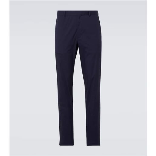 Prada pantaloni regular in misto cotone