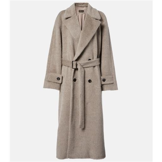 Loro Piana trench foster in alpaca e lana