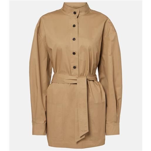 Saint Laurent tunica in saia di cotone