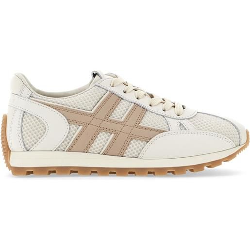 Hogan sneakers con logo - bianco