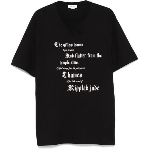 Alexander McQueen t-shirt con stampa - nero