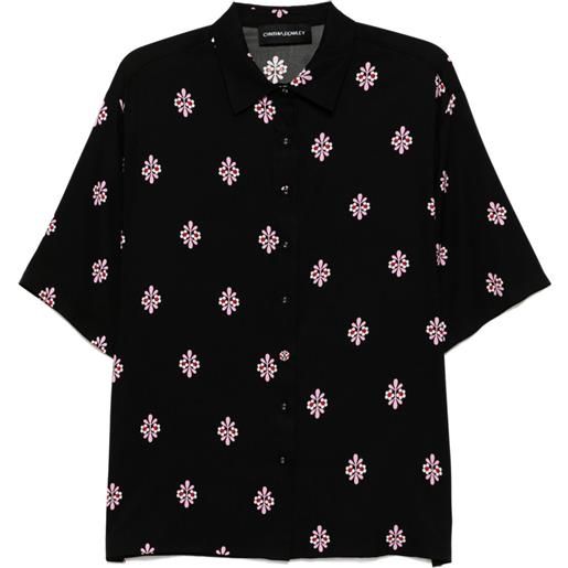 Cynthia Rowley camicia camp - nero