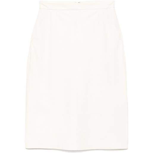 Cynthia Rowley gonna in pelle - toni neutri