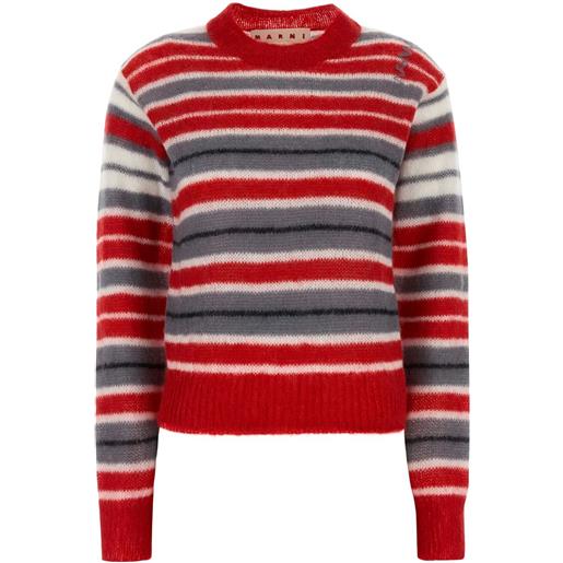 Marni maglione con ricamo - rosso