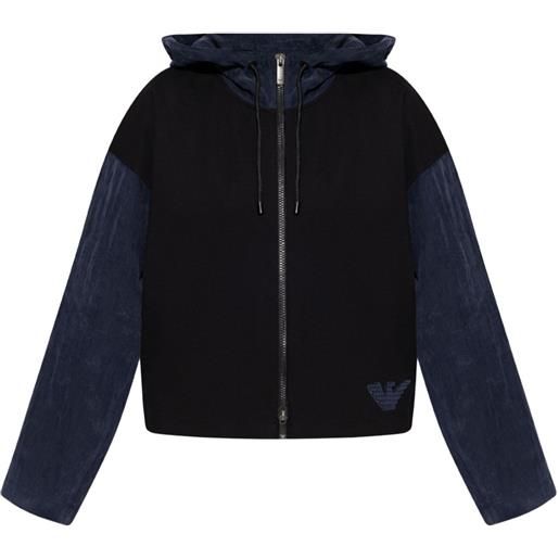 Emporio Armani giacca con cappuccio - nero