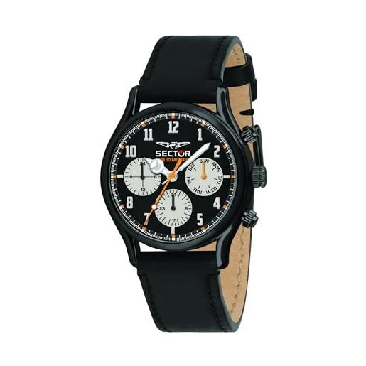 Sector No Limits Save The Ocean – Orologio Uomo Cronografo Al Quarzo Solare – Cassa 44mm, Vetro Minerale, 5 ATM – R3271739002