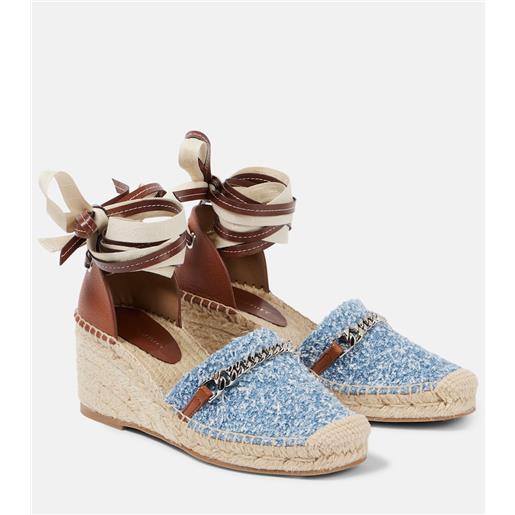 Stella McCartney espadrillas gaia in denim bouclã©