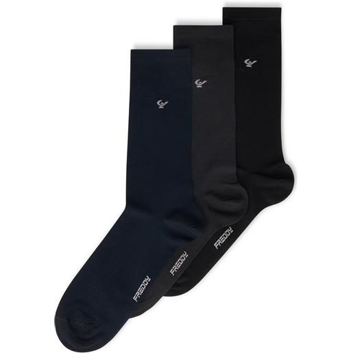 Freddy calzini assortiti taglio medio - pack da 3 paia