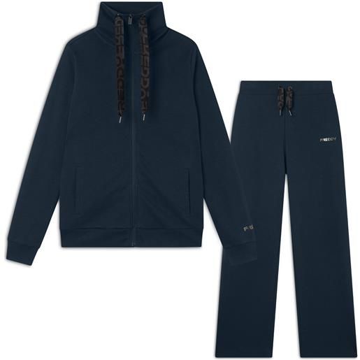 Freddy tuta interlock comfort fit con zip e collo alto ampio