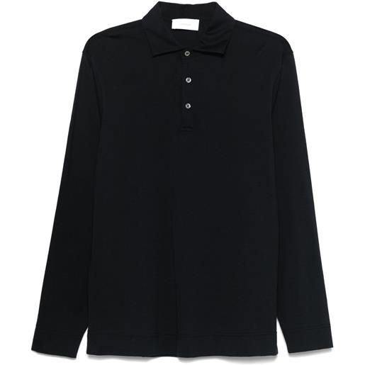 Lardini polo a maniche lunghe - blu
