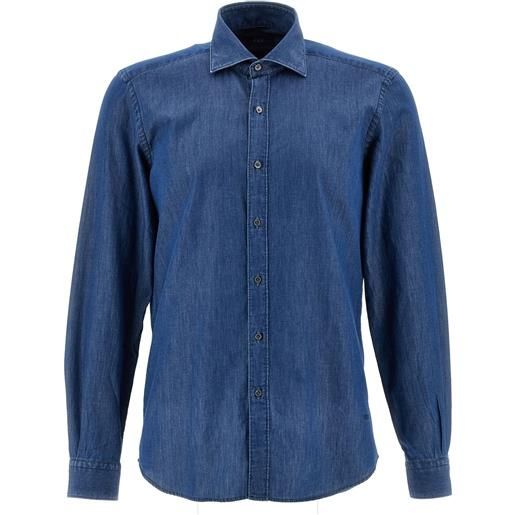 Fay camicia denim - blu