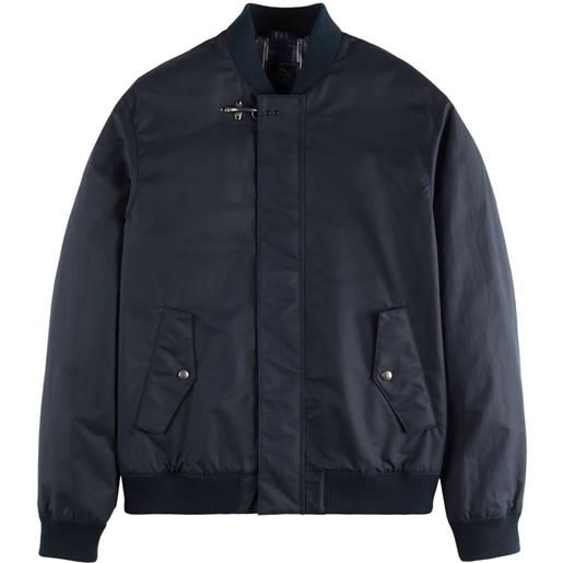 Fay bomber con gancio - blu
