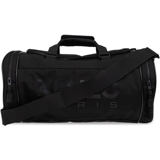 Kenzo borsone con stampa - nero