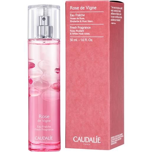 CAUDALIE ITALIA Srl caudalie rose de vigne acqua fresca profumata - acqua profumata dolce e romantica - 50 ml