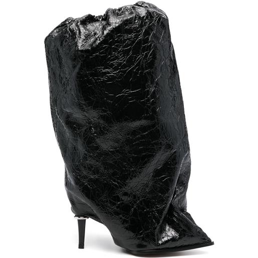 Alexander McQueen stivali bag 60mm - nero