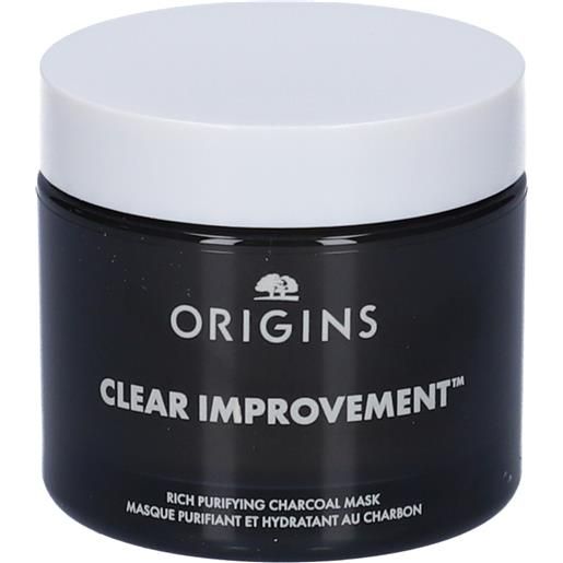 Origins clear improvement™ maschera purificante al carbone ricca 75 ml viso