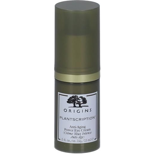 Origins Div. Estee Lauder origins plantscription anti aging power crema contorno occhi antietà 15 ml contorno occhi
